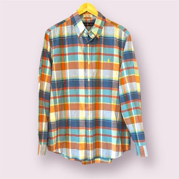 RALPH LAUREN Indian Madras Plaid Button Down Shirt - Picture 1 of 8